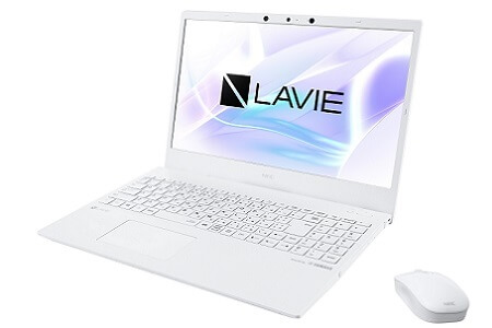 【2021年秋冬モデル】NEC LAVIE Direct N-15 15.6型ワイドノートPC（ホワイト） イメージ