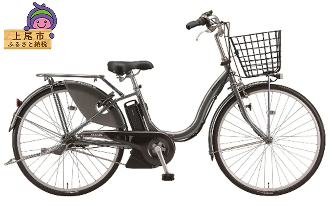 ブリヂストン 電動自転車 アシスタUスタンダード シルバー 26インチ イメージ