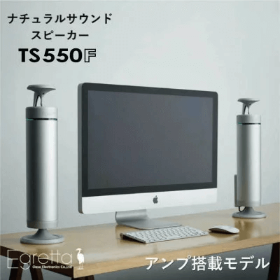 Egretta(エグレッタ)デスクトップサイズ 全方位スピーカー TS550F