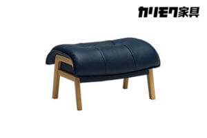 ［カリモク家具］スツール(本革張りソファ B専用)/チェア 補助椅子 足置き台