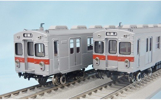 鉄道模型車両「東急7000系目蒲線」・線路セット　カツミ イメージ