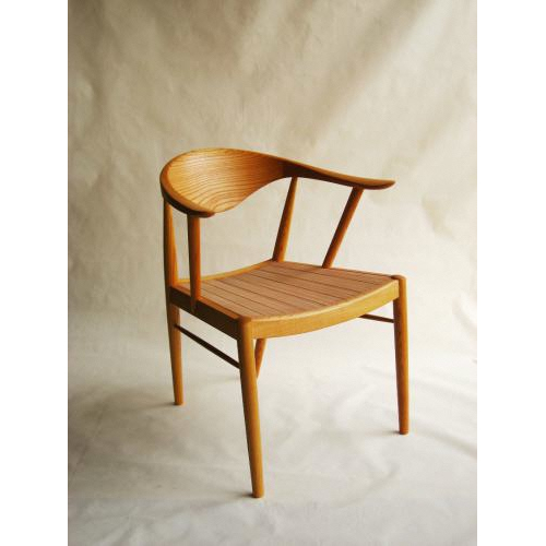 【椅子】TataraF-type　オイル仕上げ（座面：板）