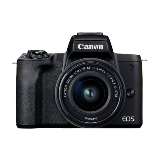 キヤノンミラーレスカメラ EOSKissM2・レンズキット（ブラック）
