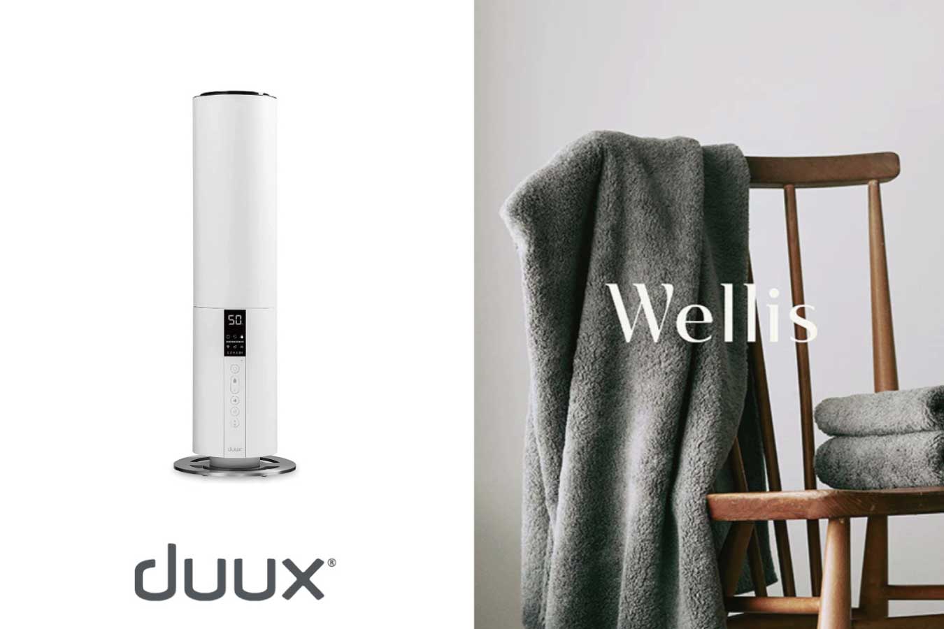 Wellis×duux　Wellis　duux　Beam超音波式加湿器 WiFi対応モデル ホワイト　セット　B4 イメージ